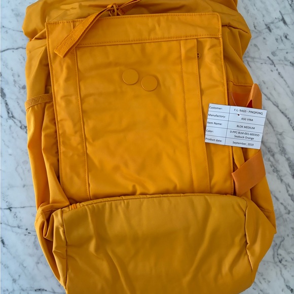 Orange Backpack - Picture 4 of 5